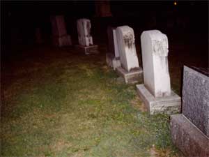 The Gonder family plot. Annie ain't invited in